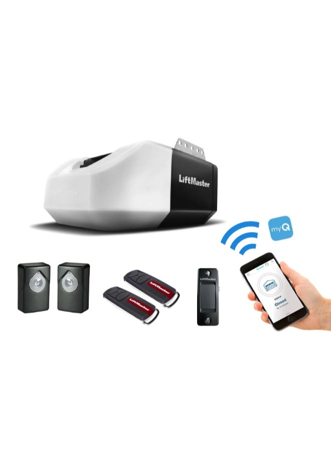Liftmaster LM-W8ME Sectional Garage Door Motor - Wifi Smart Garage Door Opener Kit - Image 1